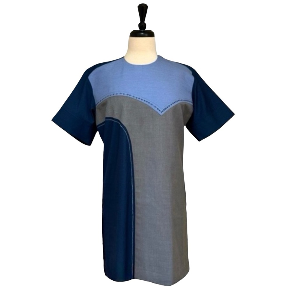 Vintage Valentino Short Sleeve Mini Tunic Dress